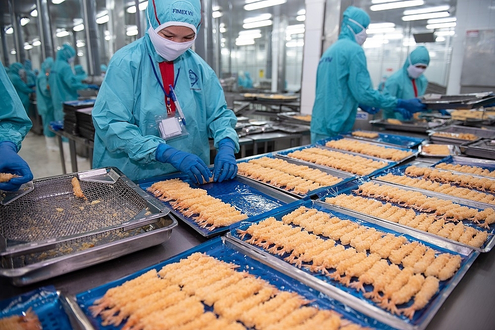 2021 Les crevettes vietnamiennes gagnent des parts de marché sur les marchés américain et européen
